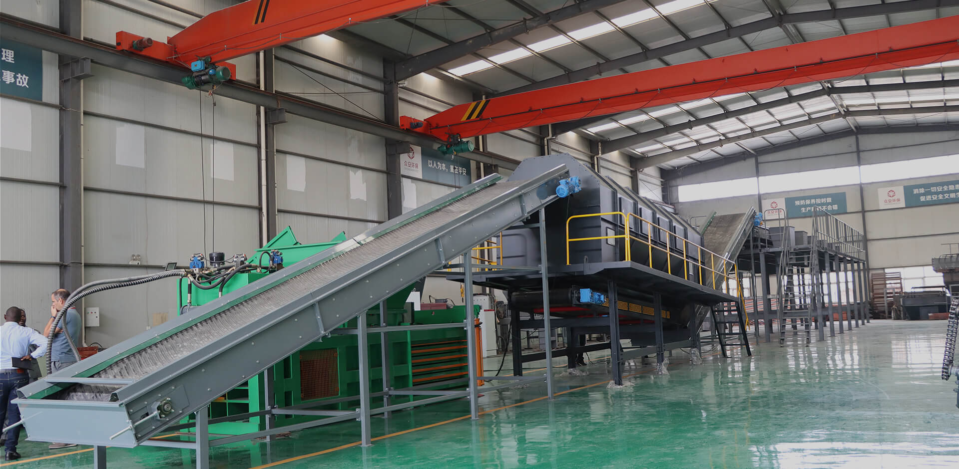 國外生活垃圾可回收物分選線項(xiàng)目