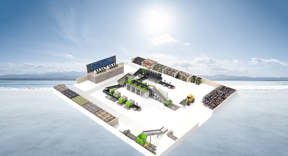 眾安環(huán)保：大件垃圾破碎系統(tǒng)與AI智能分選